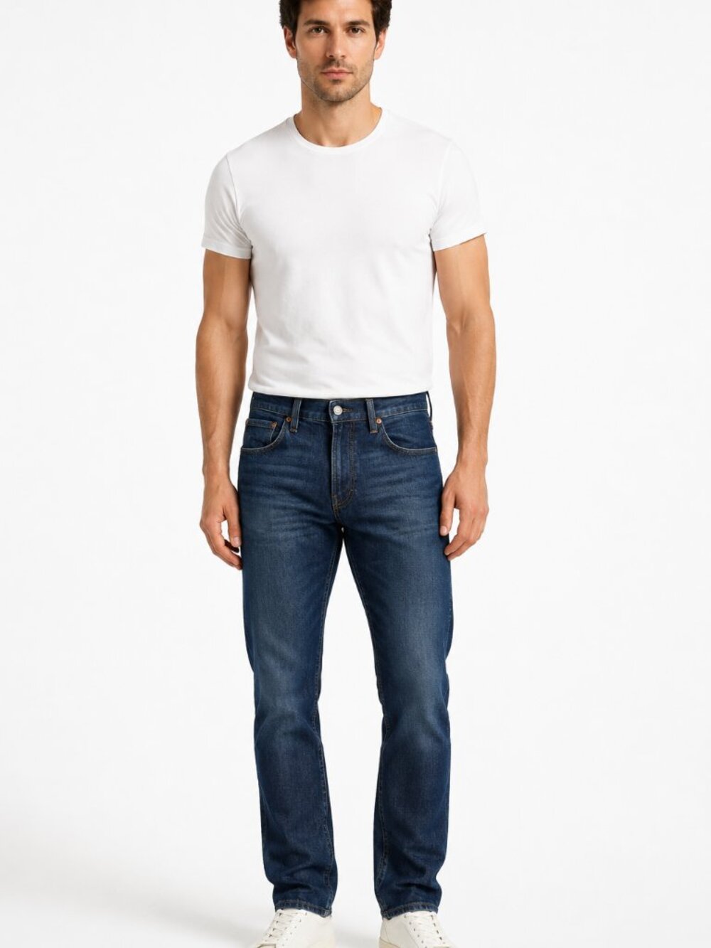 Levi's Premium 512 Slim Taper Jeans Mens 32x32 Medium Dark Wash Denim
